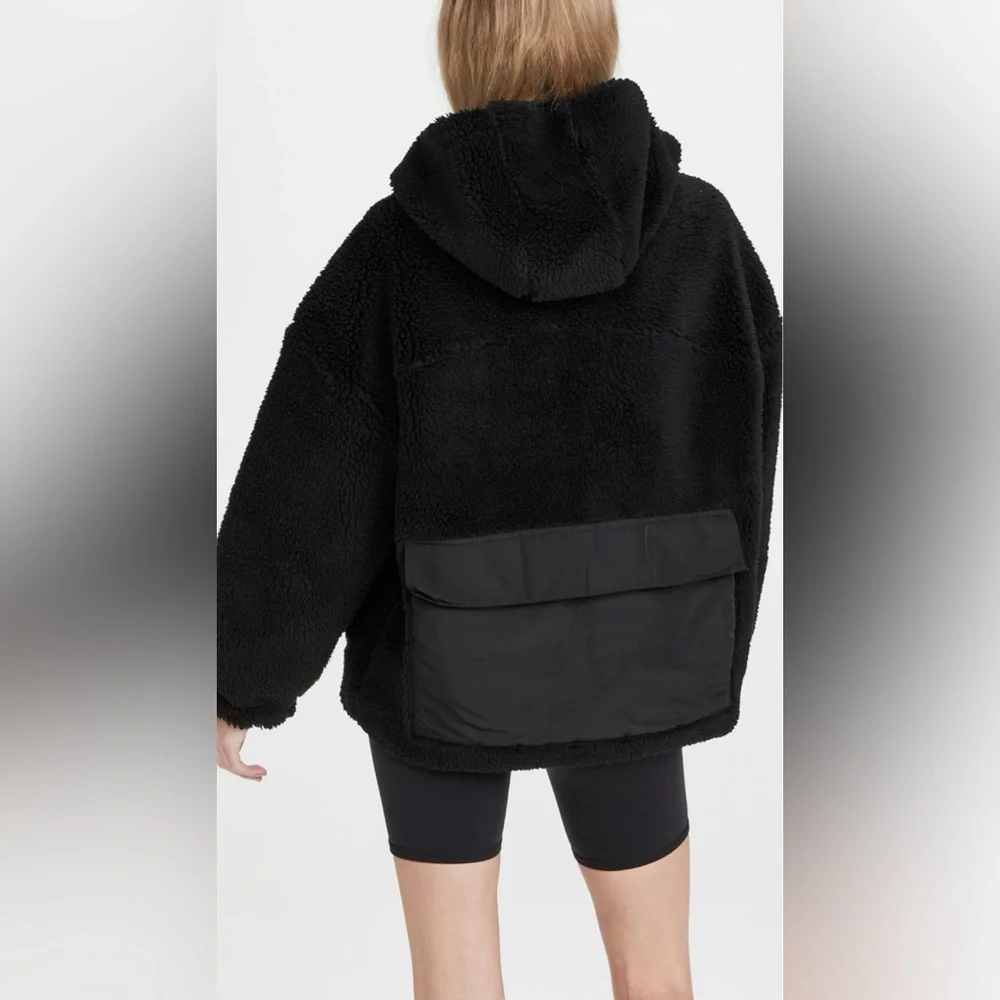 Alo Yoga Cargo Sherpa Jacket Black Size Small